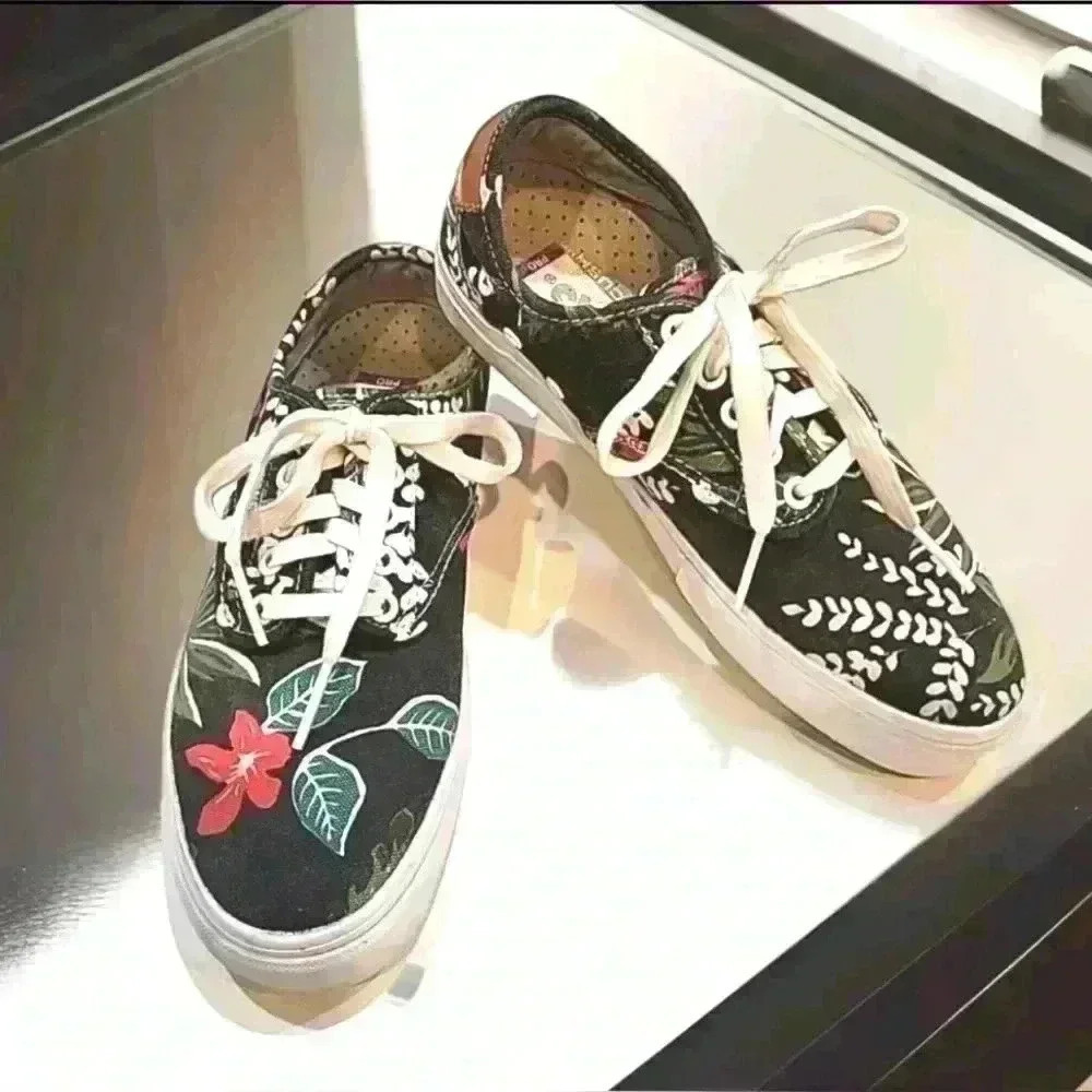 VANS Chima Ferguson floral Skate shoe size 6.5 mens, women's 8 sku 7S923